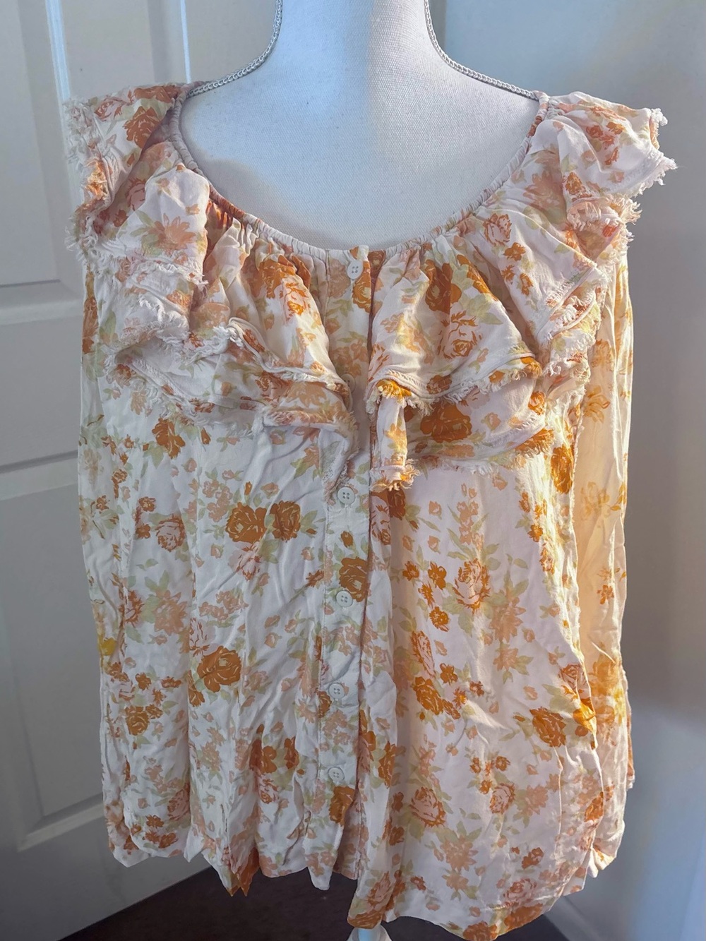 Free People Floral Top